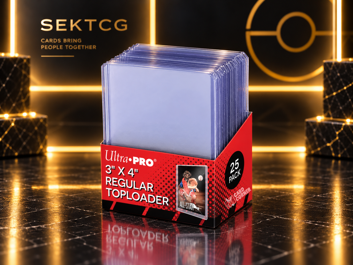 Ultra PRO 3" x 4" Clear Regular Toploader 25ct